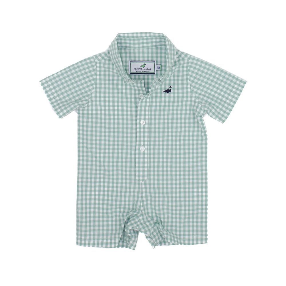 LD Seasonal Woven Shortall Everglade - Properly Tied